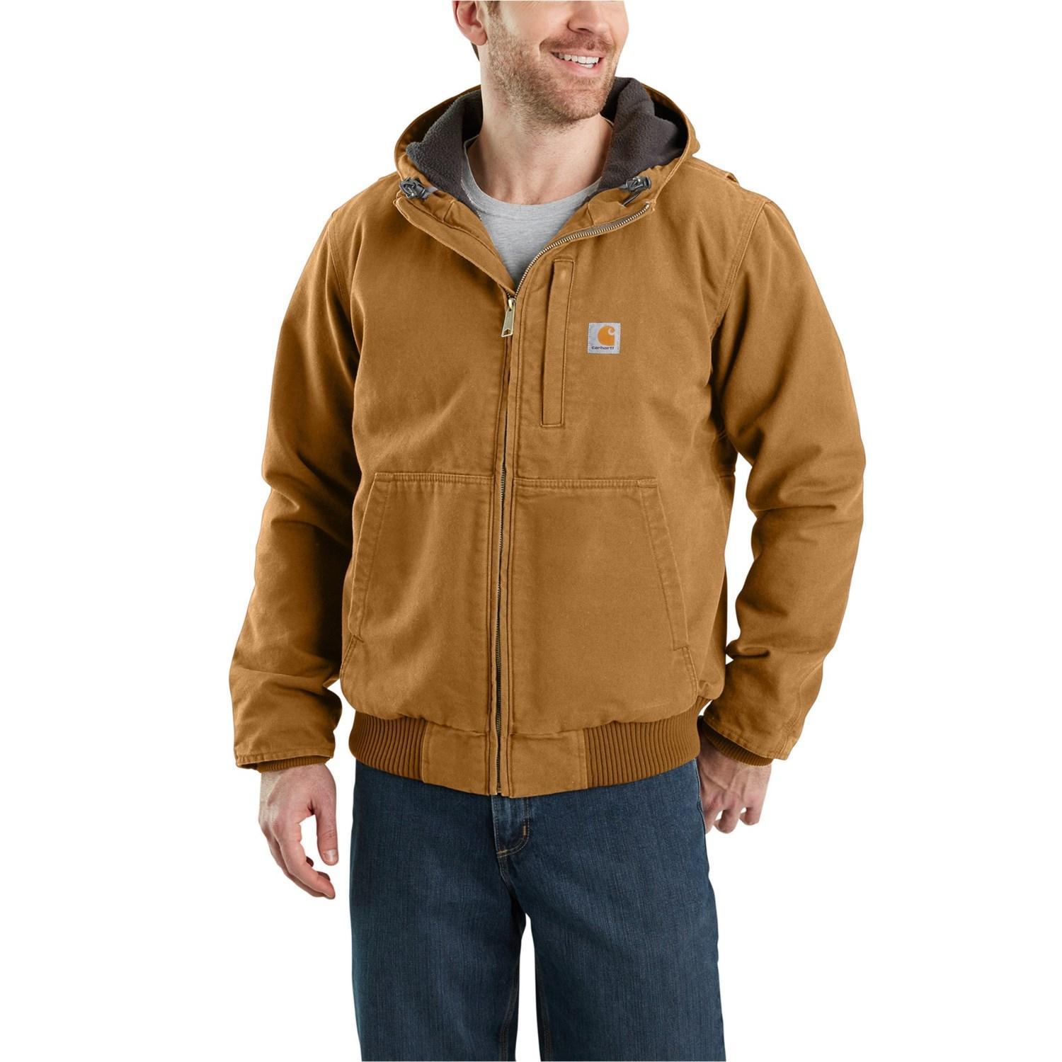 Carhartt 103371 Loose Fit Full Swing® Washed Duck Active Jacket - Sherpa Lined, Factory Seconds Product Image