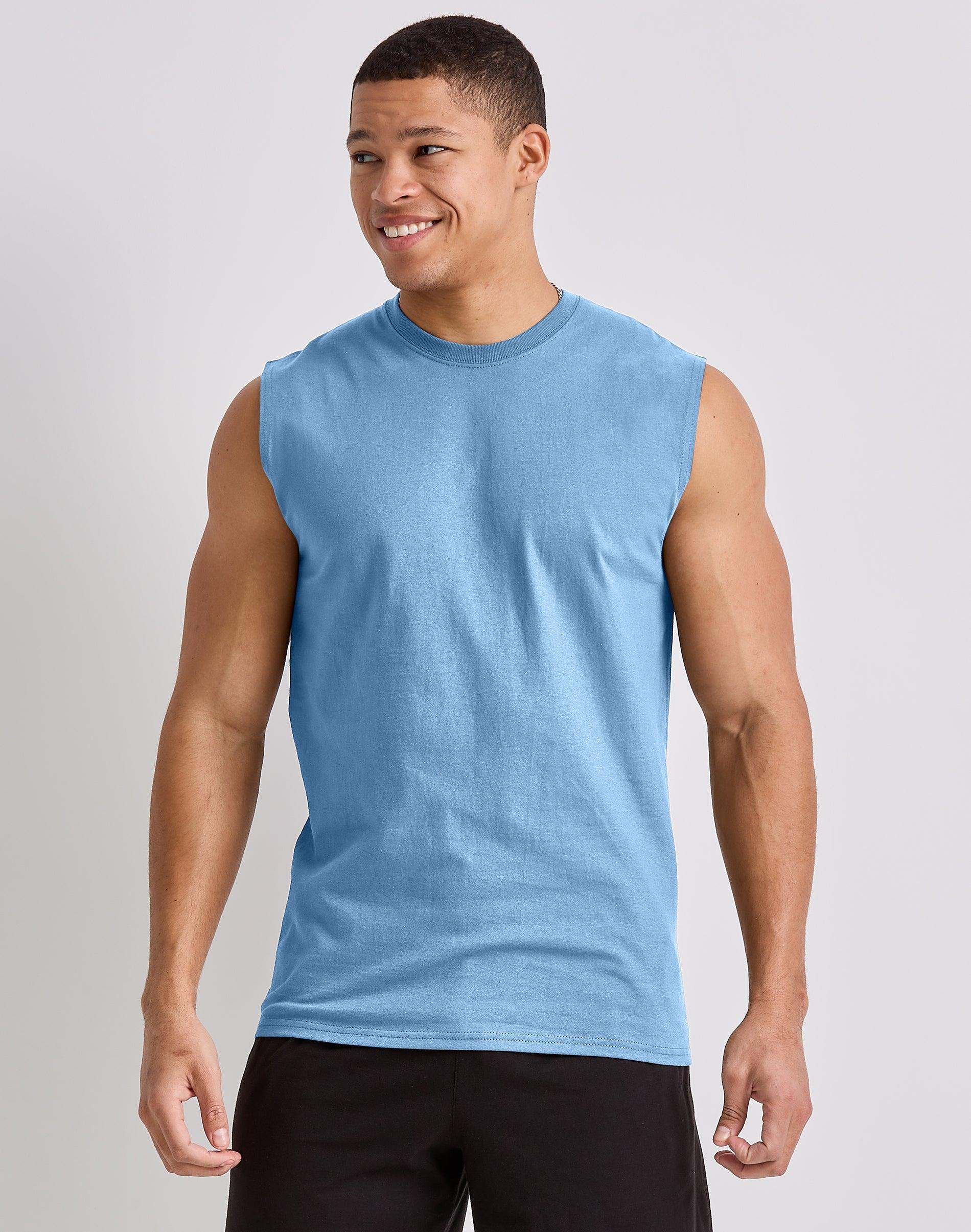 Hanes Essentials Mens Muscle Tank Champion Scarlet M Product Image