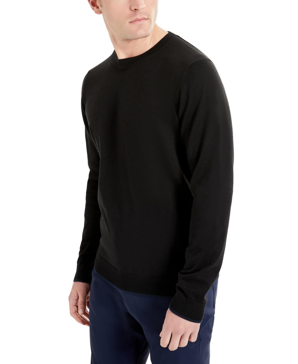 Kenneth Cole Mens Slim Fit Lightweight Crewneck Pullover Sweater - Heather Product Image