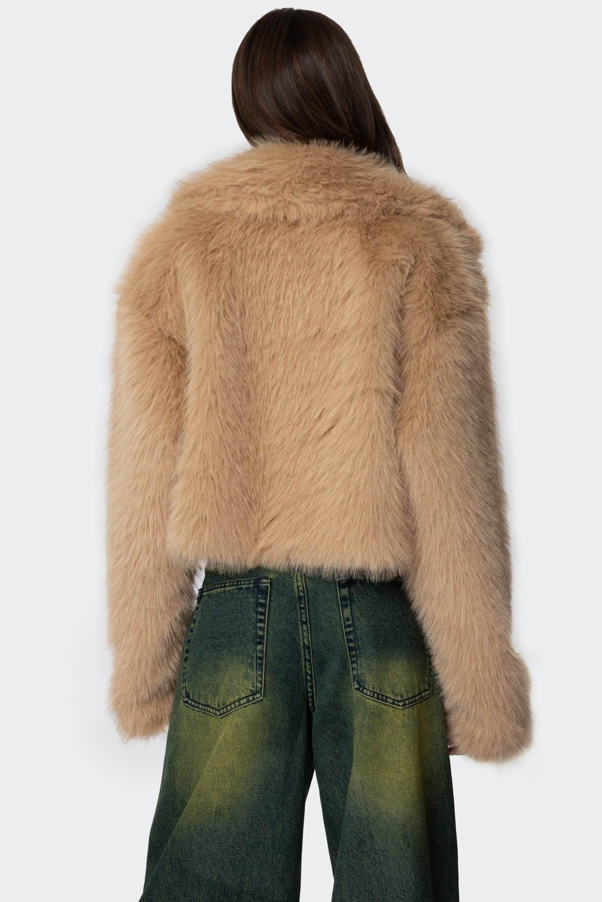 Sierra Oversized Faux Fur Jacket Product Image