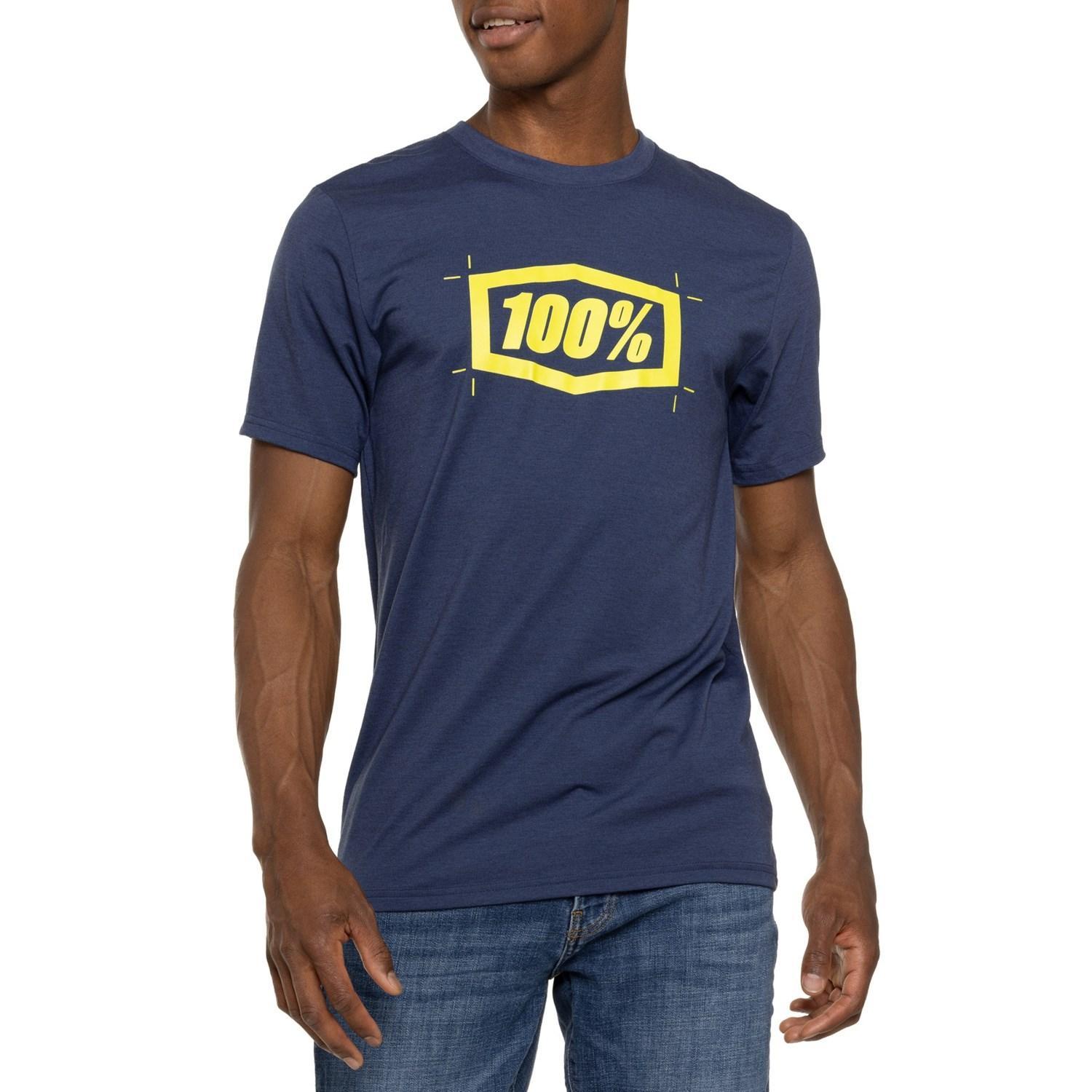 100 PERCENT Vapor Logo Tech T-Shirt - Short Sleeve Product Image