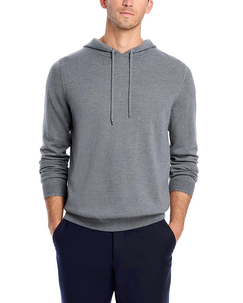 The Mens Store at Bloomingdales Extra Fine Merino Wool Slim Fit Hooded Sweater - Exclusive Product Image