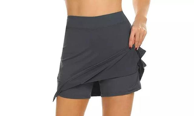 Women’s Active Stretch Running Sports Tennis Skirt Female Product Image