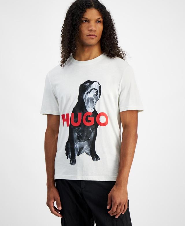 Hugo Boss Mens Dayaking Short Sleeve Crewneck Graphic T-Shirt Product Image