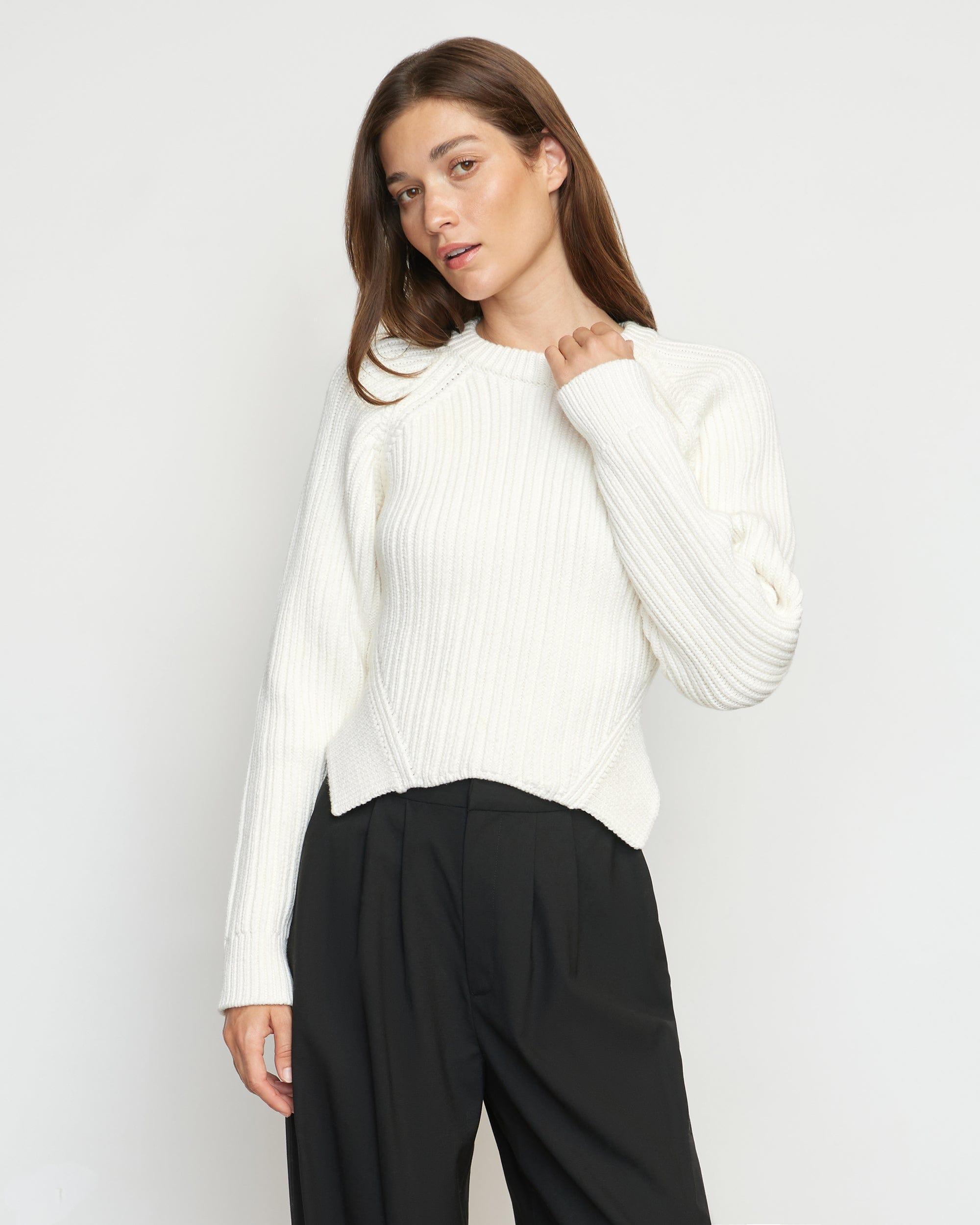 Iona Organic Cotton Cropped Sweater Product Image