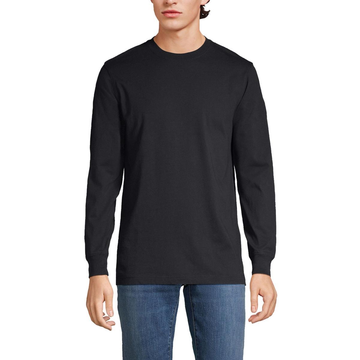 Mens Lands End Super-T Long Sleeve T-Shirt Product Image