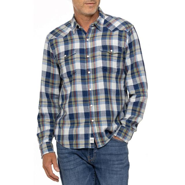 Lucky Brand Plaid Western Shirt - Snap Front, Long Sleeve Product Image