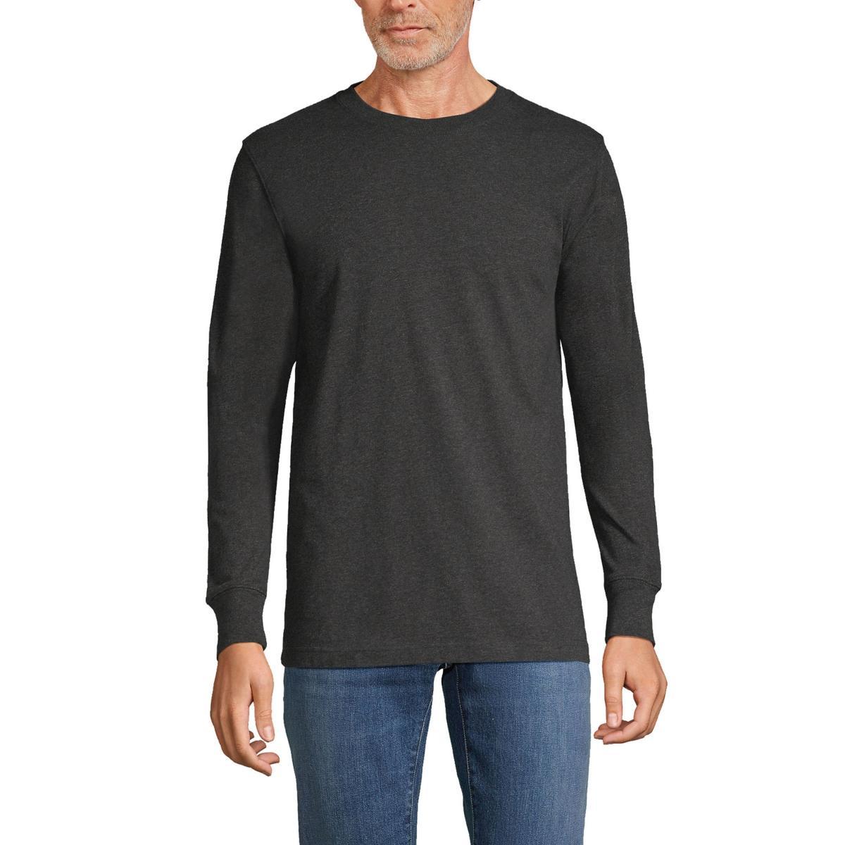 Mens Lands End Super-T Long Sleeve T-Shirt Product Image