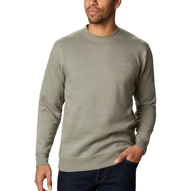 Mens Columbia Hart Mountain II Crewneck Pullover Blue Product Image