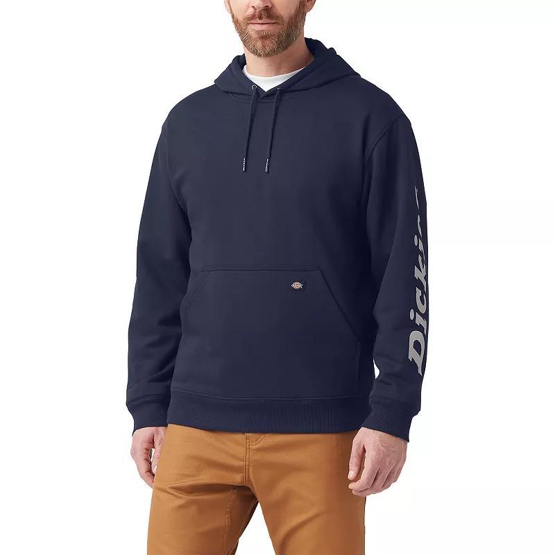 Mens Dickies Water Repellent Logo Sleeve Hoodie Blue Product Image