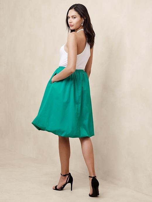 Taffeta Knee-Length Skirt Product Image