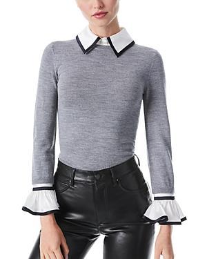 Womens Justina Combination Wool Sweater Product Image