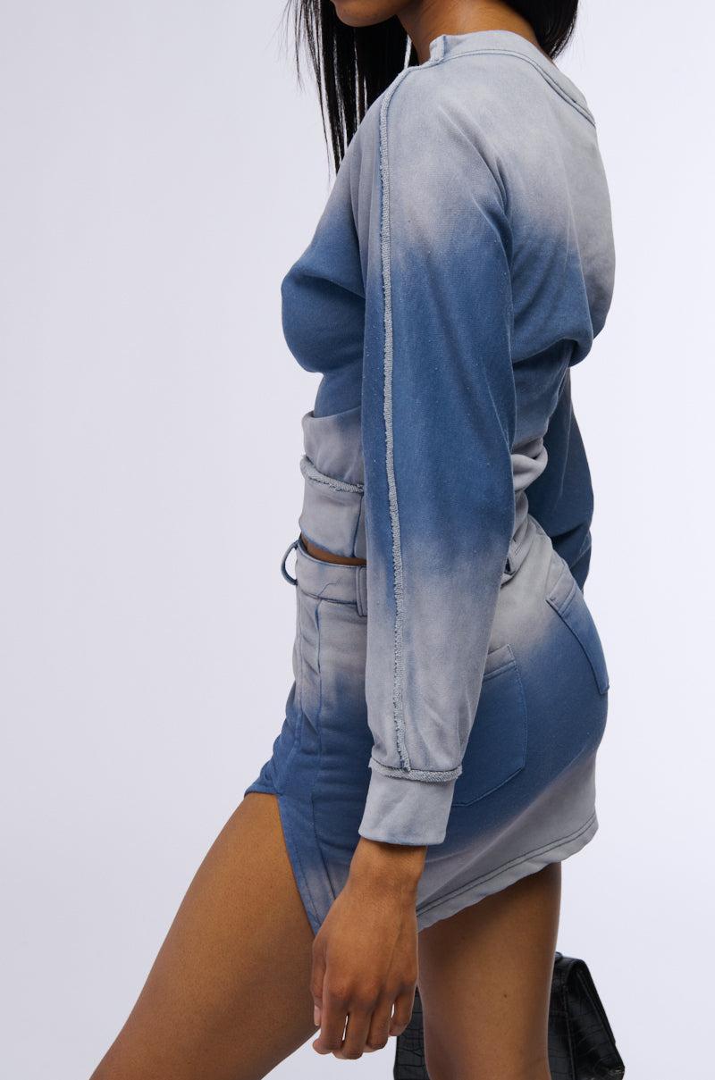 LEONA OMBRE OFF THE SHOULDER SWEATSHIRT Product Image