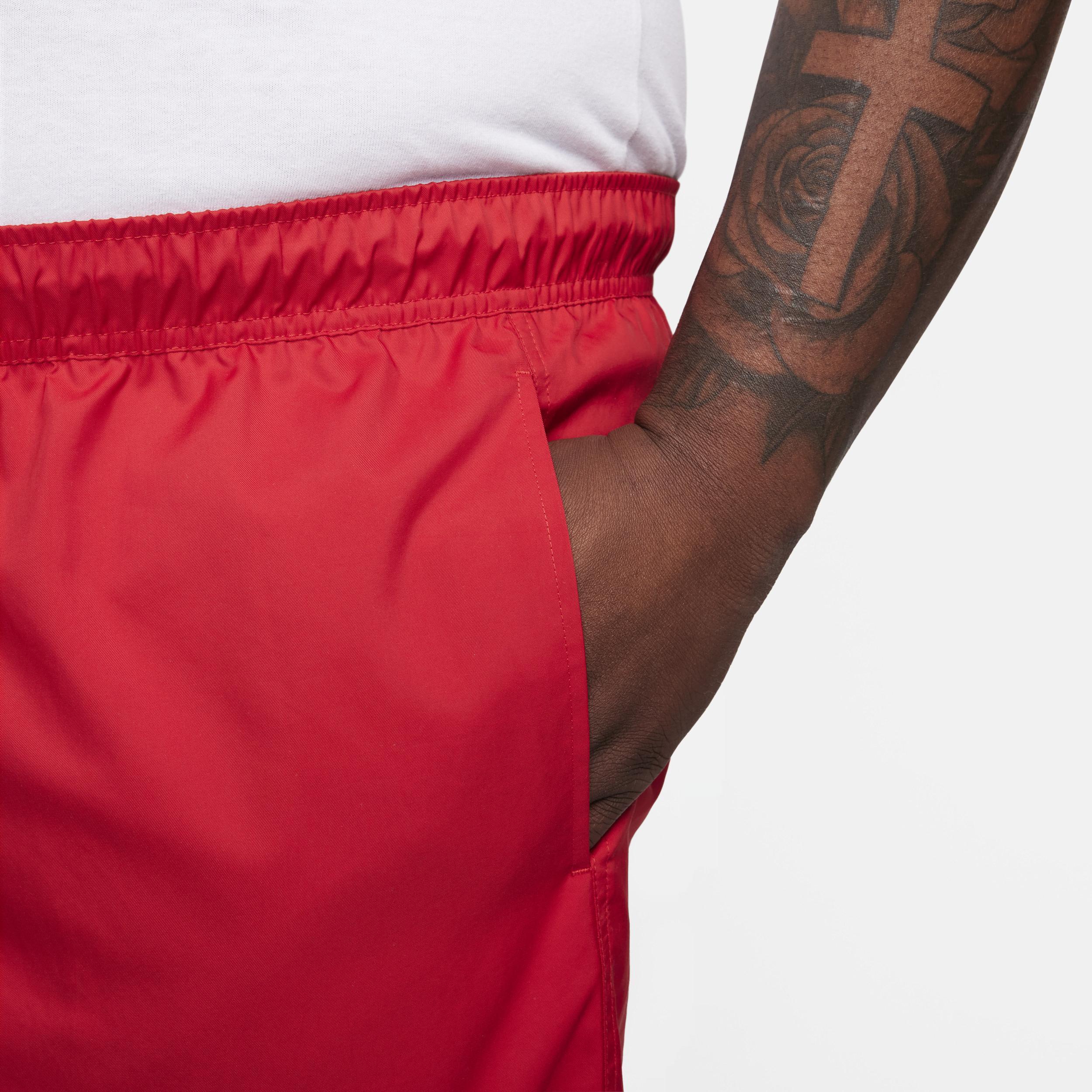 Nike Mens Nike Club Flow Shorts - Mens University Red/White Product Image