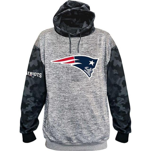 Mens Fanatics Branded Heather Charcoal New England Patriots Camo Pullover Hoodie Product Image