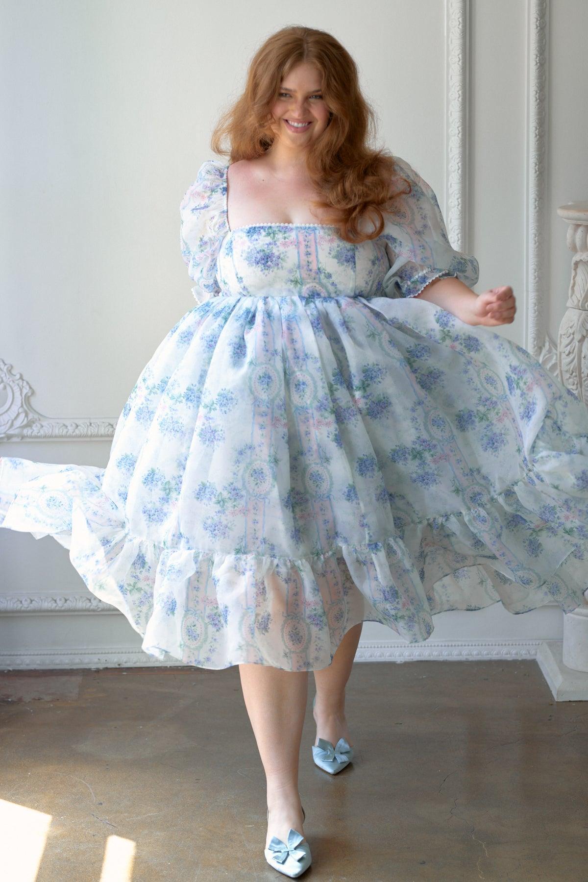 La Belle Etoile Organza French Puff Dress Product Image