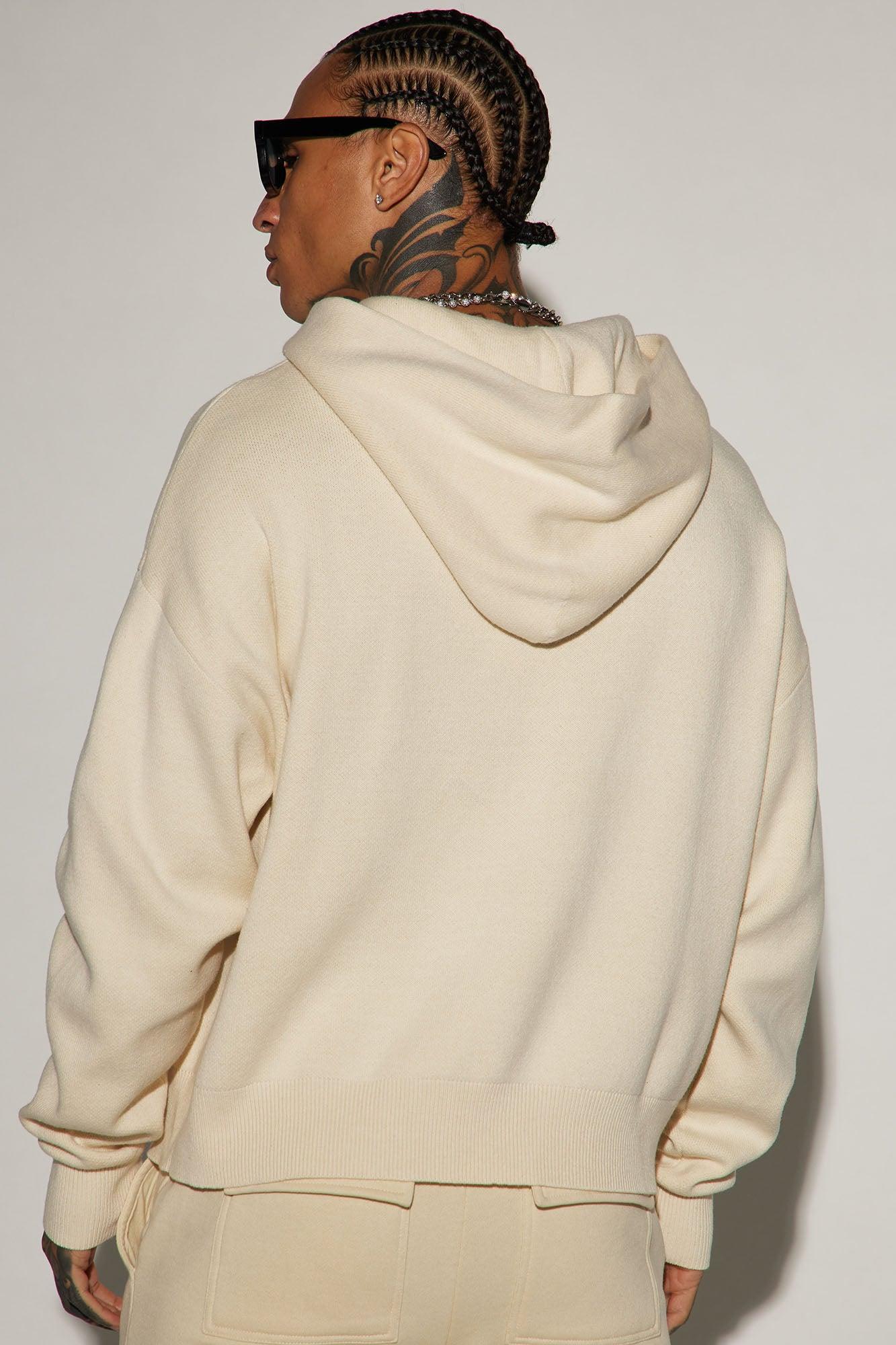 In My Feels Heavyweight Sweater Hoodie - Off White Product Image