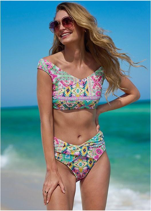 High-Waist Bikini Bottom Product Image