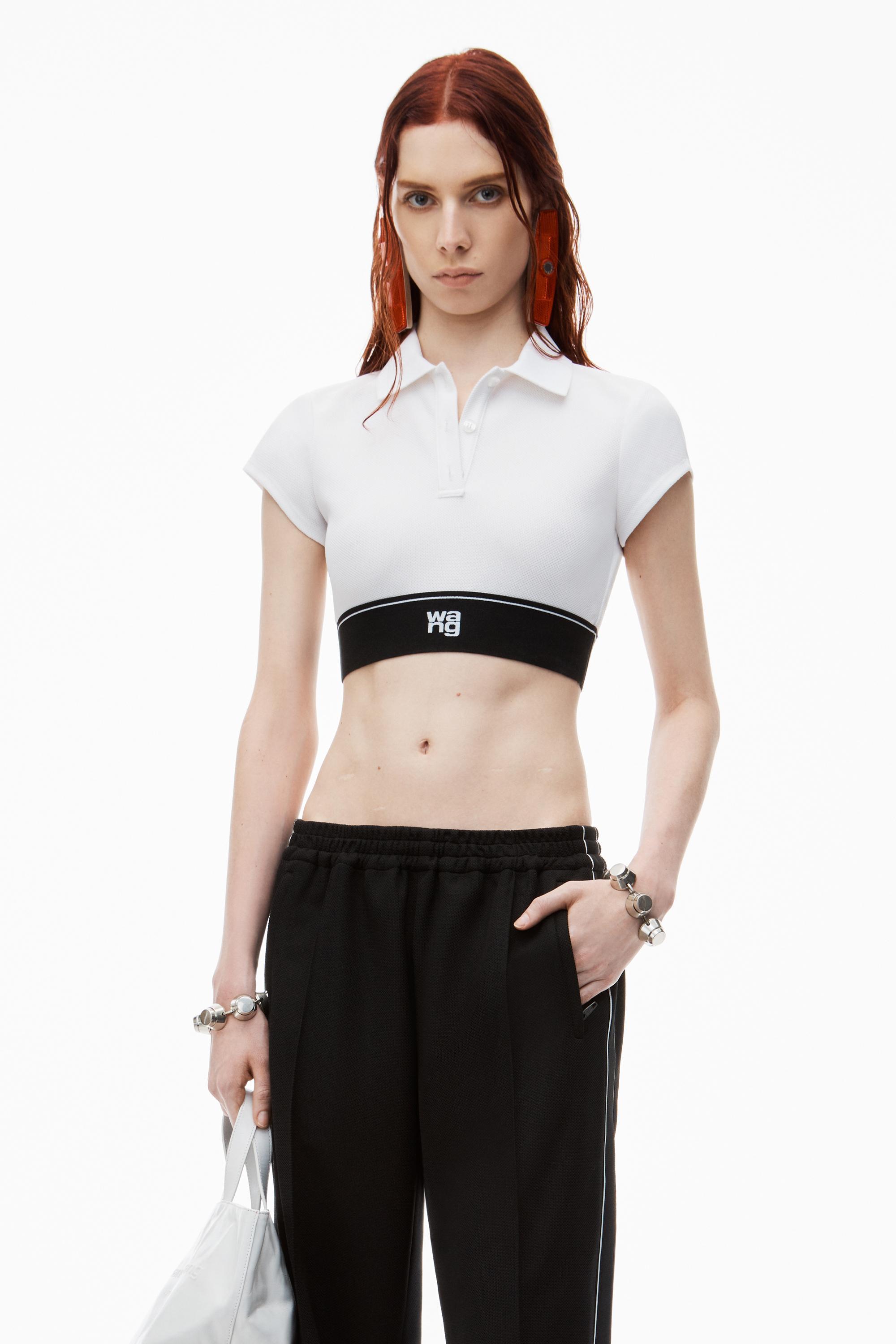 Cheerleader Polo Top In Pique Product Image