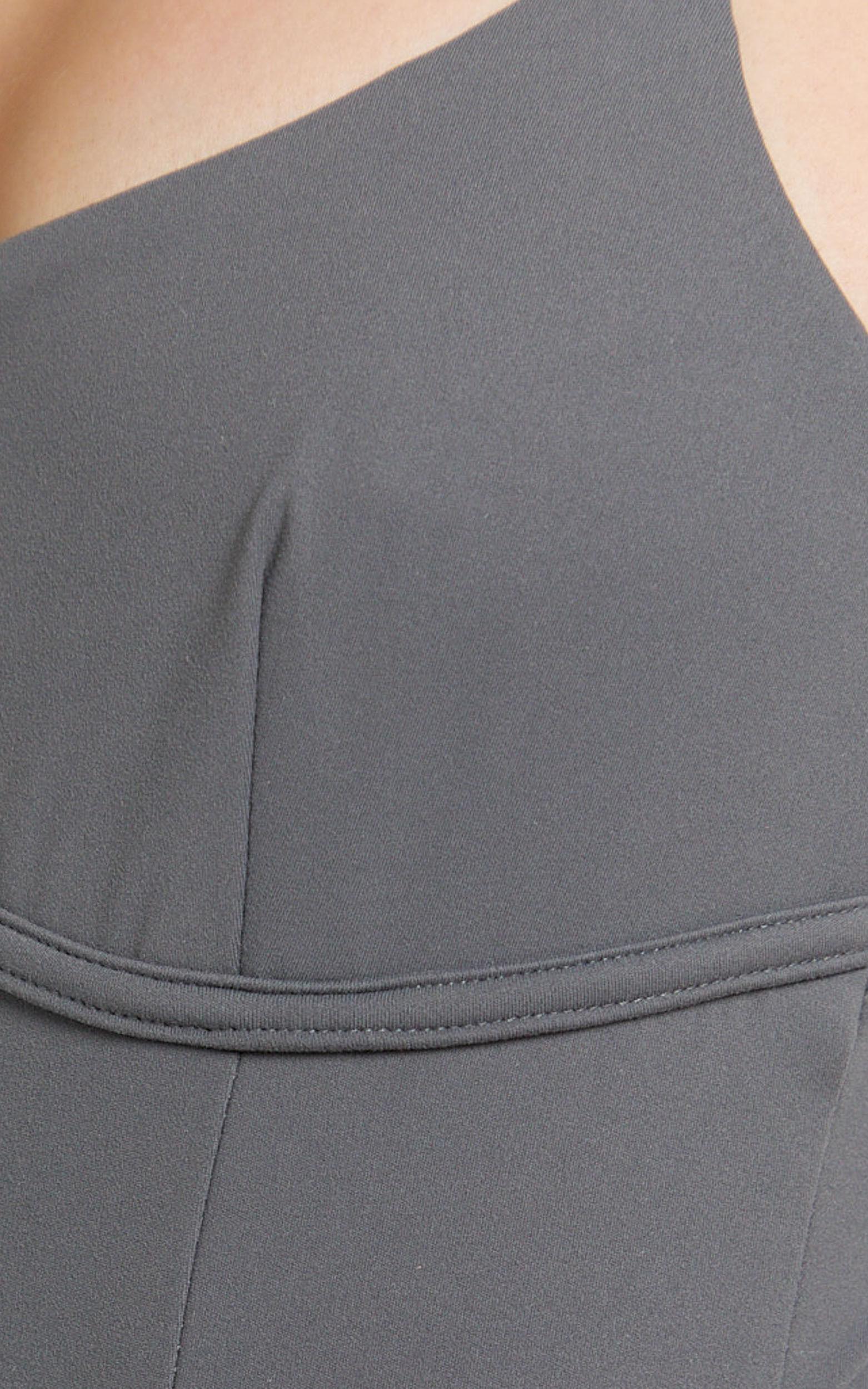 Daramie Bodysuit - Underbust Detail Bodysuit in Charcoal Product Image