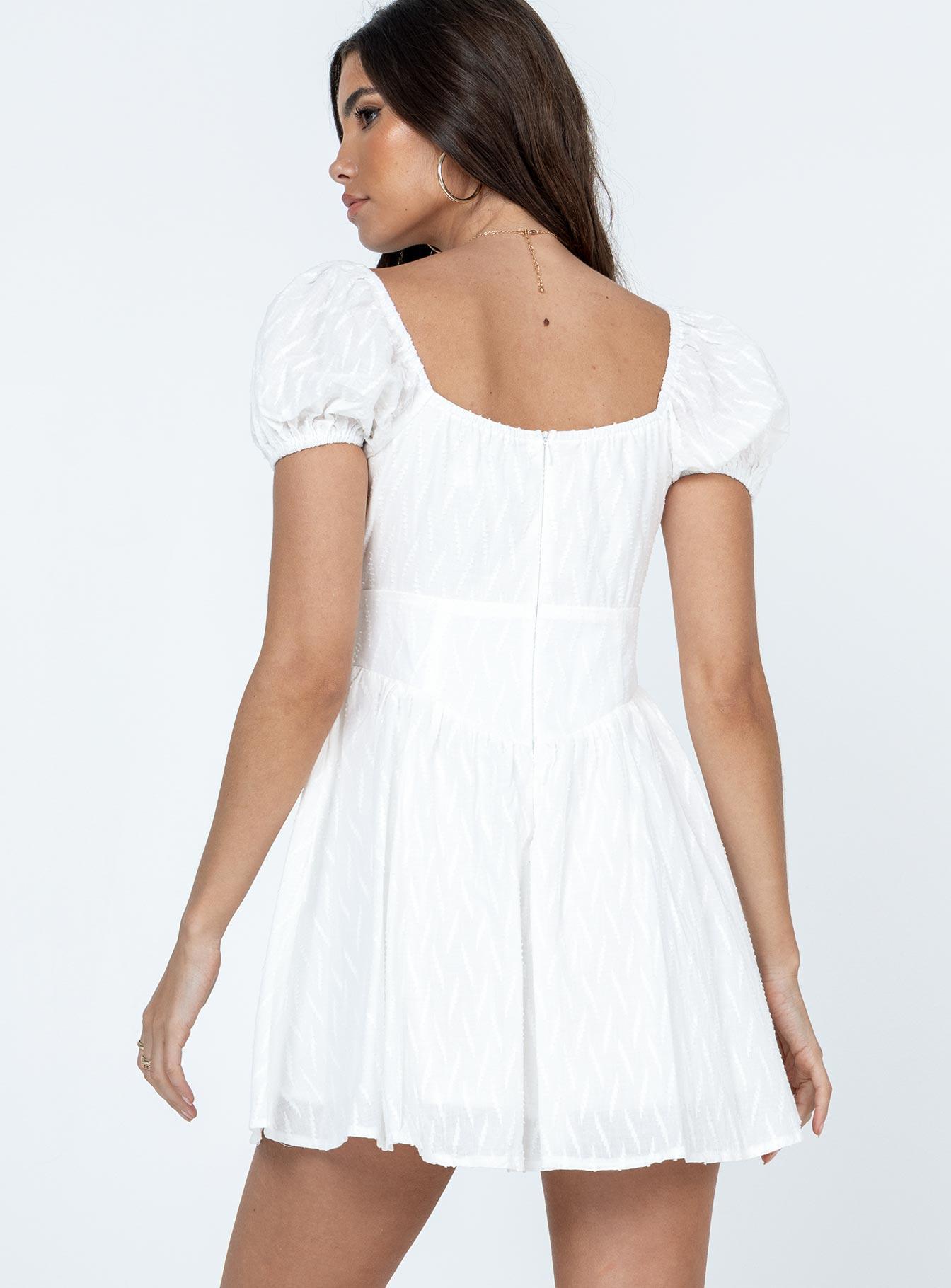 Caria Mini Dress White Product Image