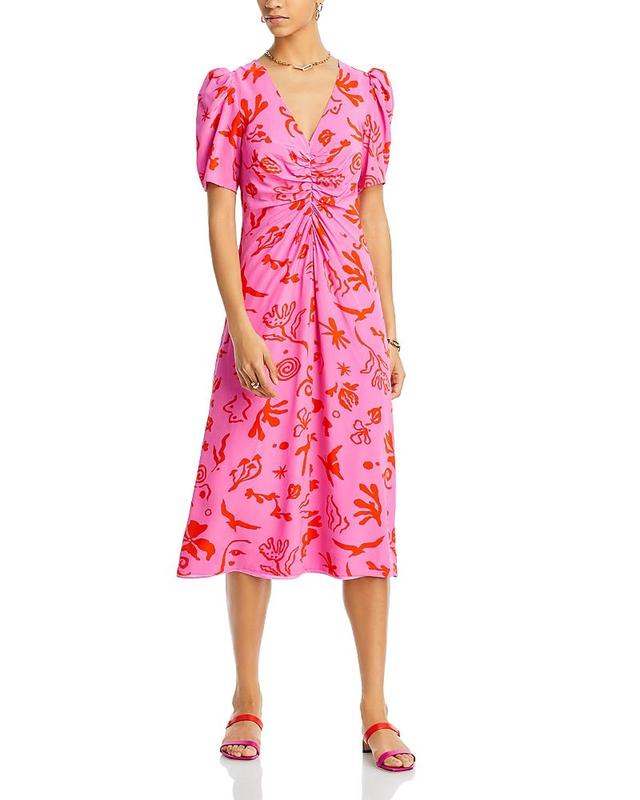 Womens Maci Printed Midi-Dress Dress Product Image