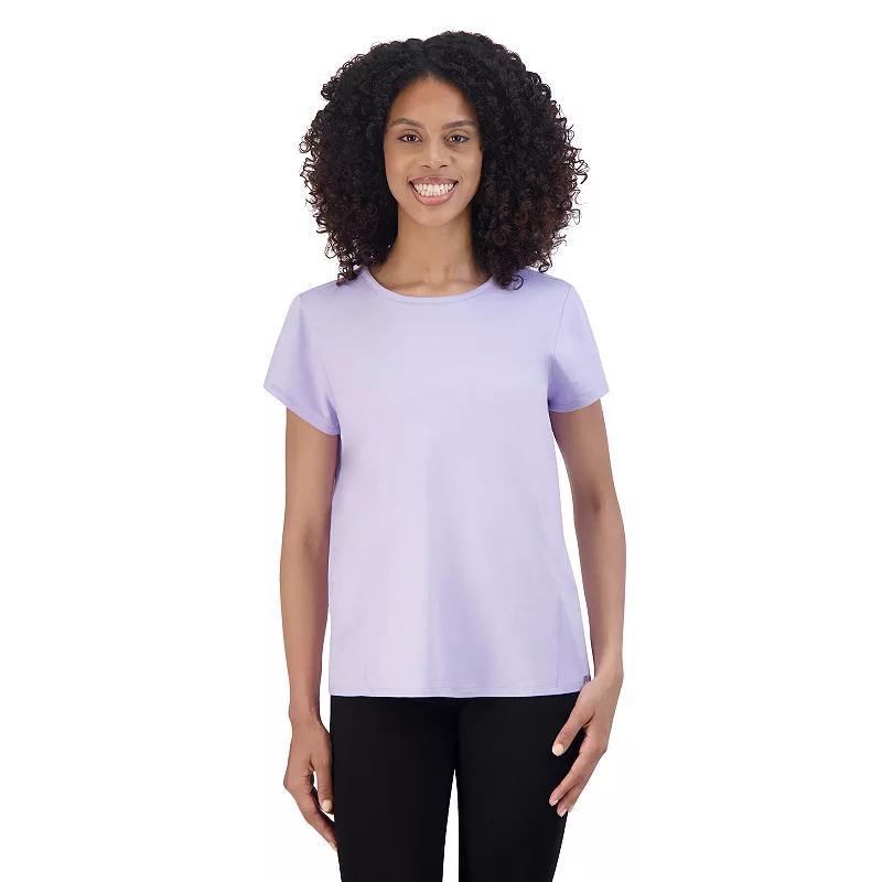 Womens ZeroXposur Short Sleeve Crewneck T-Shirt Purple Product Image