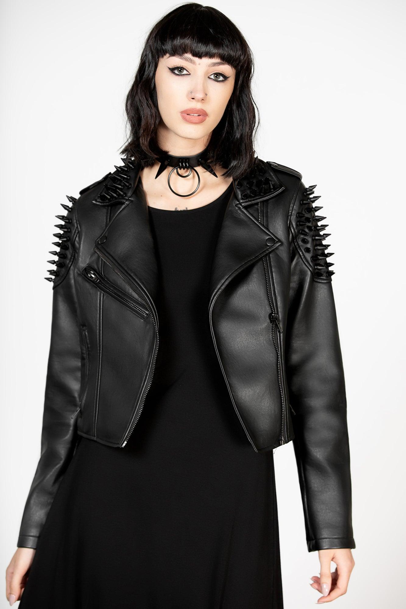 Black Magic Biker Jacket Female Product Image