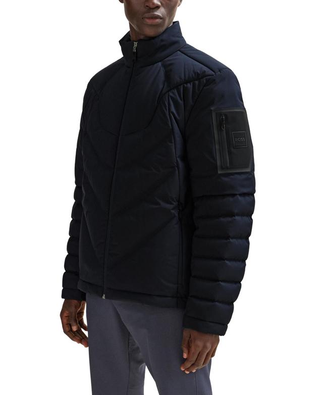 Mens Down-Filled Jacket with Water-Repellent Finish Product Image