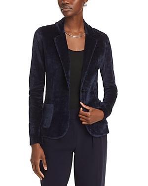 Majestic Filatures Velour One Button Blazer Product Image