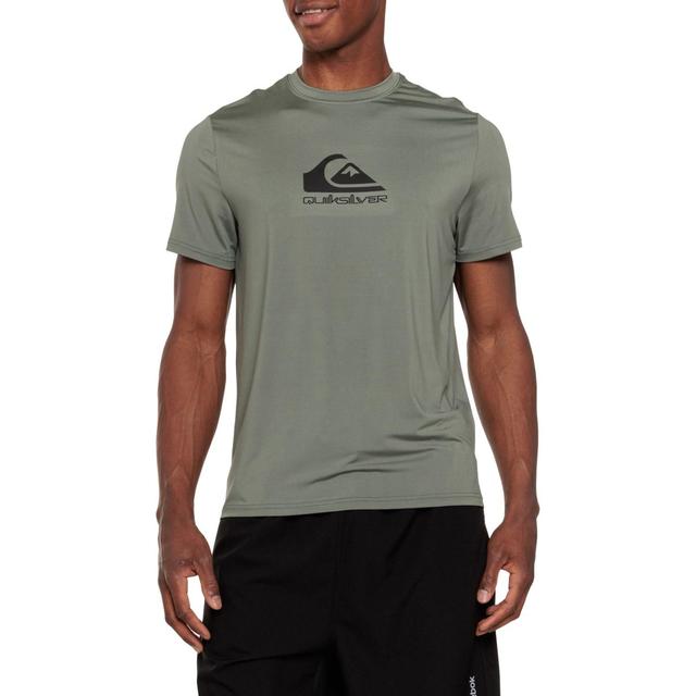 Quiksilver Comp Logo Rash Guard - UPF 50+, Short Sleeve Product Image