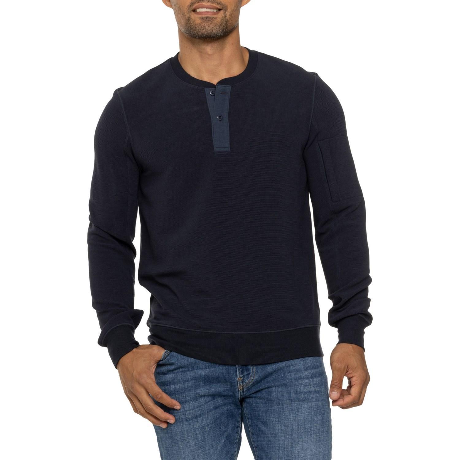 FOUR LAPS Latitude Waffle-Knit Henley Shirt - Long Sleeve Product Image