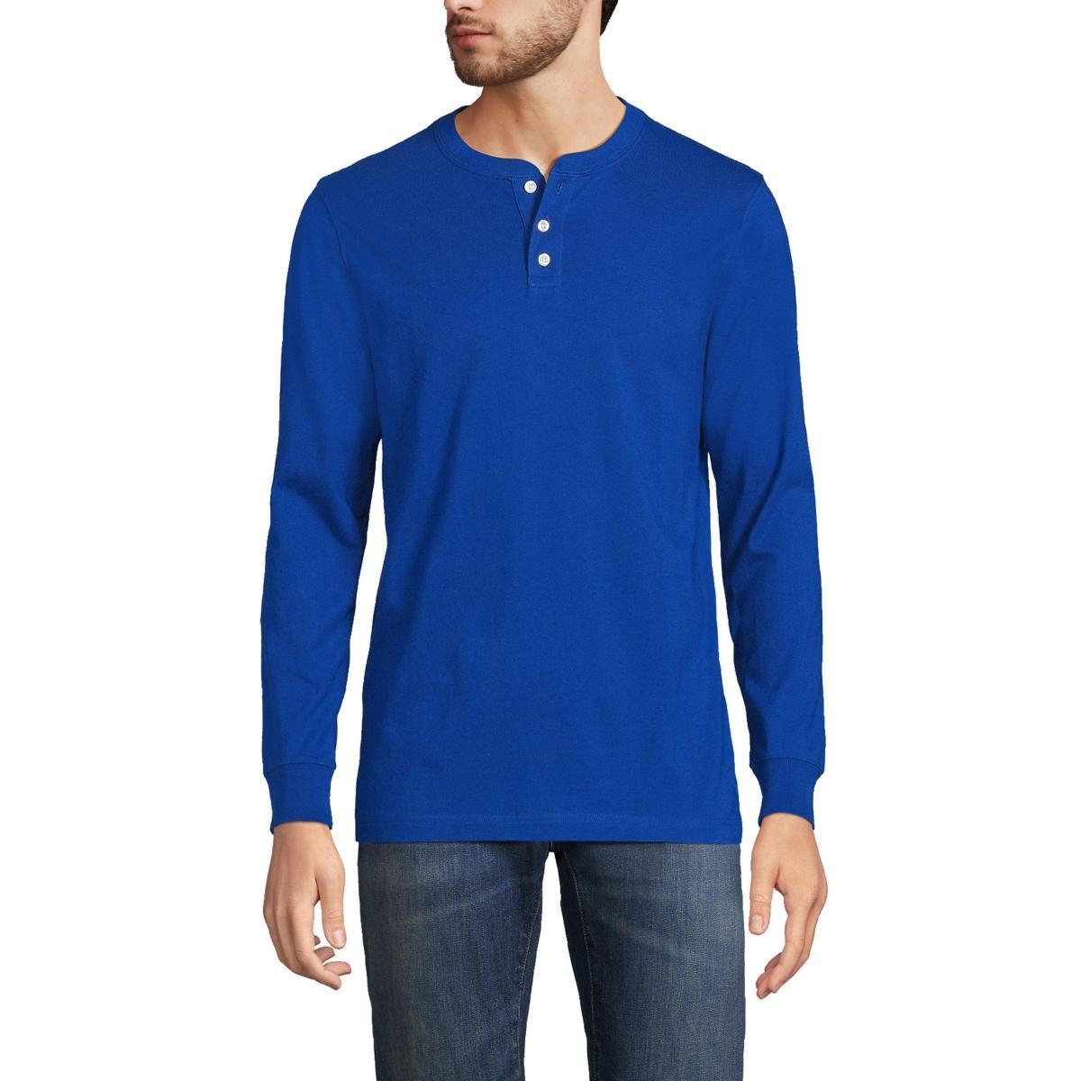 Mens Lands End Super-T Henley Product Image