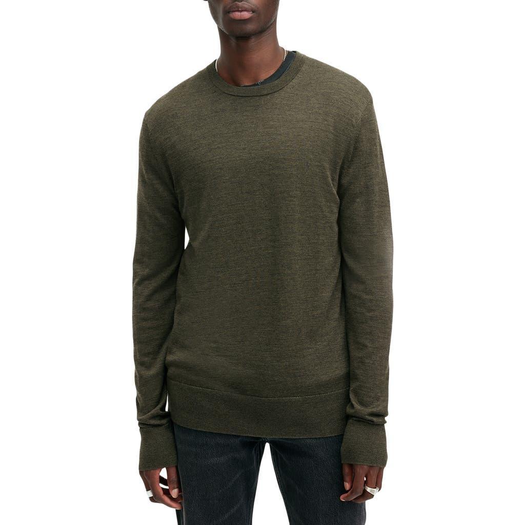 ALLSAINTS Mode Merino Wool Crewneck Sweater In Grange Green Product Image