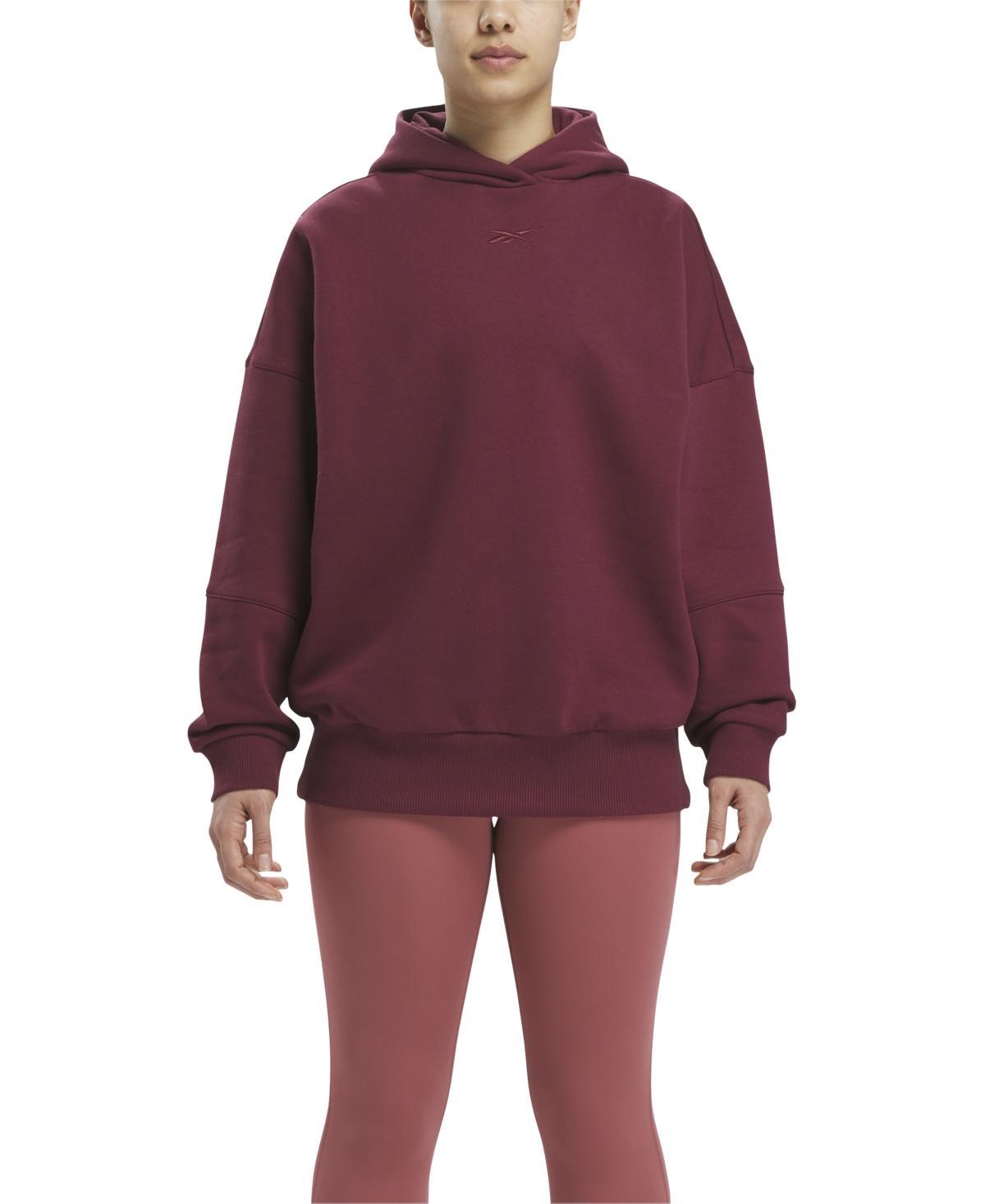 Reebok Womens Lux Oversized Sweatshirt Hoodie, A Macys Exclusive Product Image