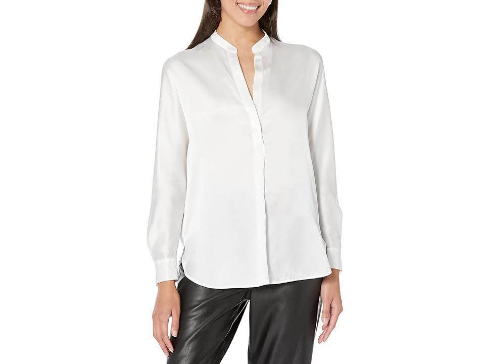 Womens Silk Long-Sleeve Blouse Product Image