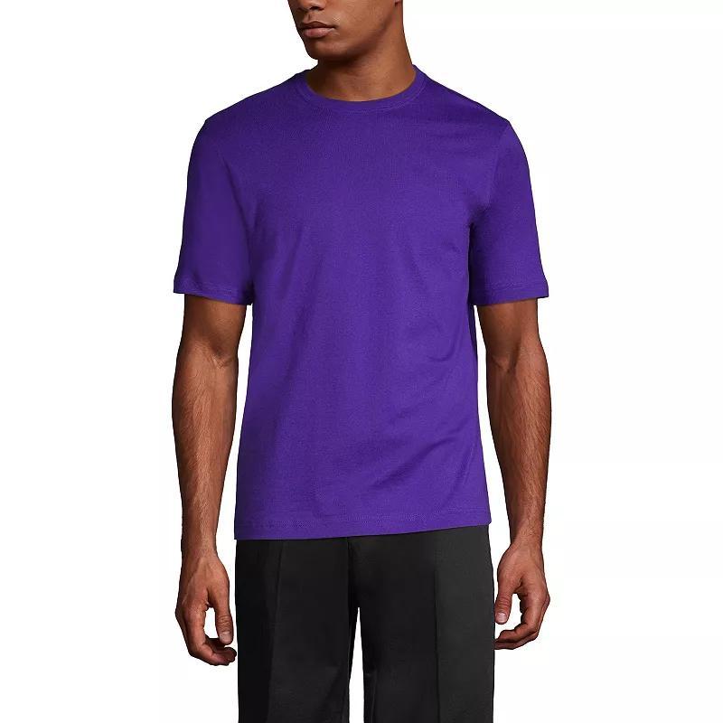 Mens Lands End Essential Tall Short Sleeve School Uniform T-shirt Product Image