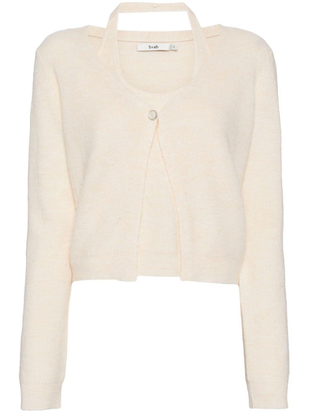 layered button-up cardigan product image