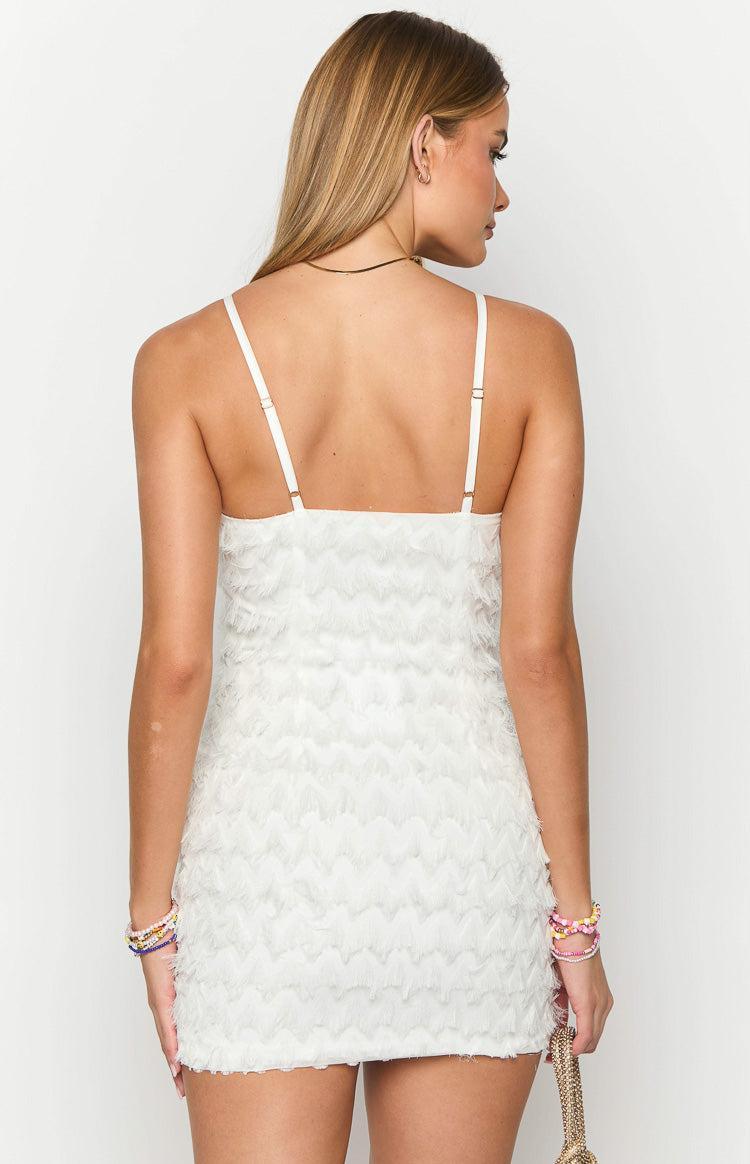 Este White Mini Dress Product Image