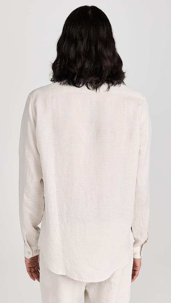 Onia Air Linen Long Sleeve Shirt | Shopbop Product Image