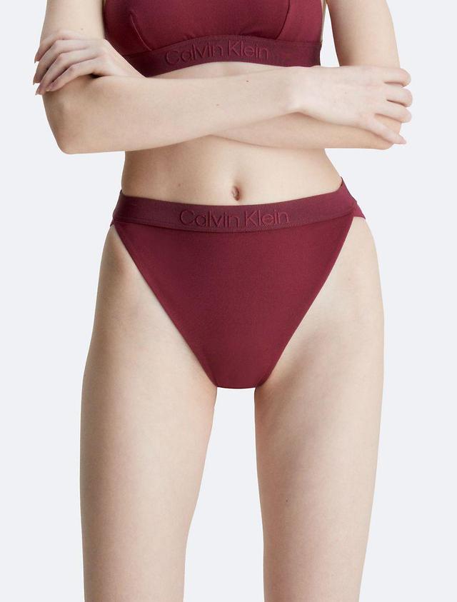 Core Tonal High Waist Bikini Bottom Product Image