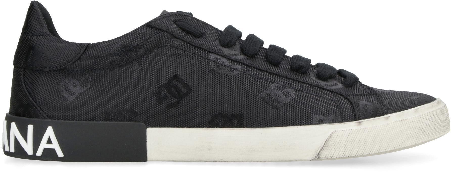 Portofino Low-top Sneakers In Black Product Image