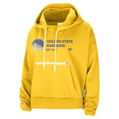 Golden State Warriors Standard Issue Nike Womens Dri-FIT NBA Pullover Hoodie Product Image