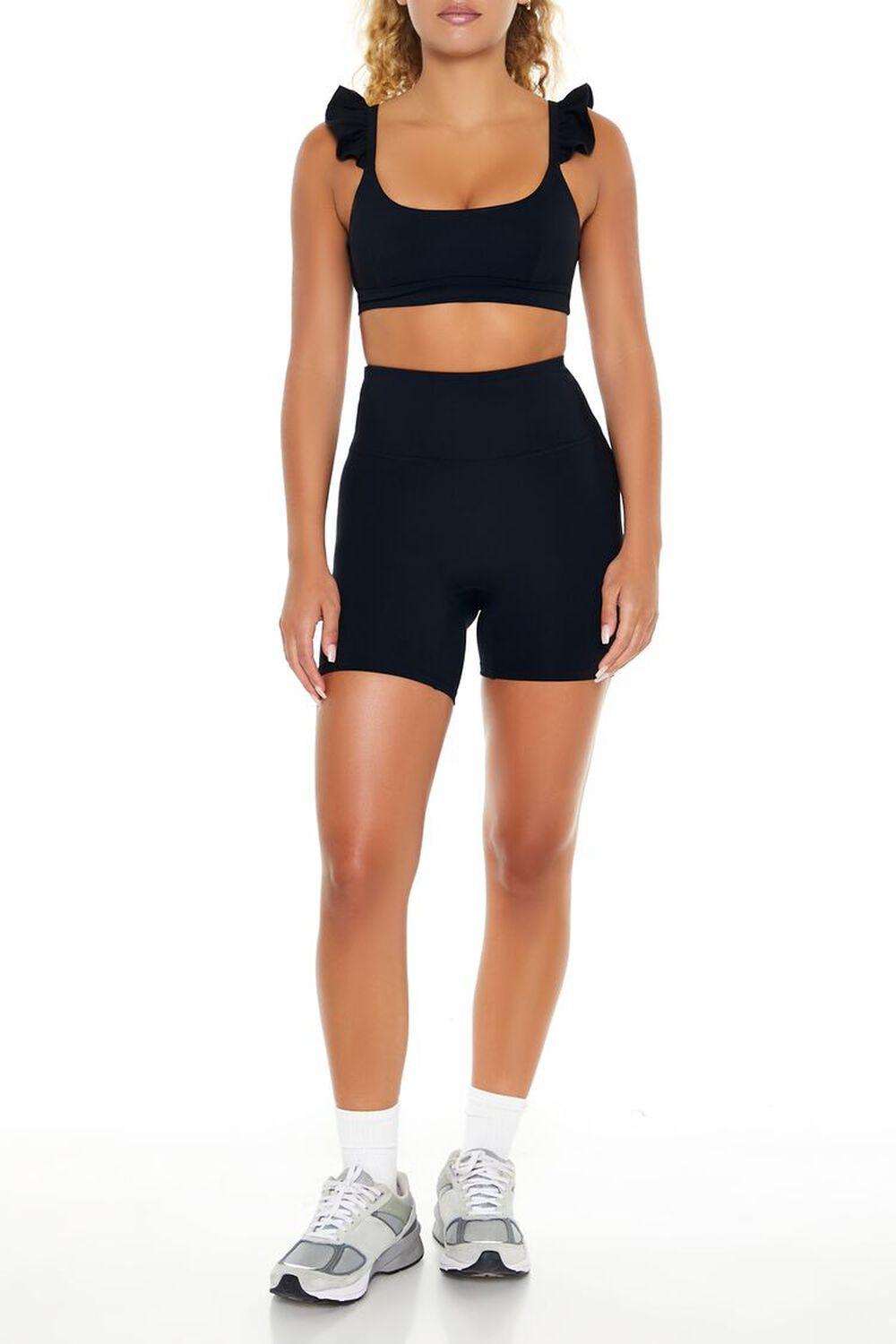 Active Uplift Scrunch Biker Shorts | Forever 21 Product Image