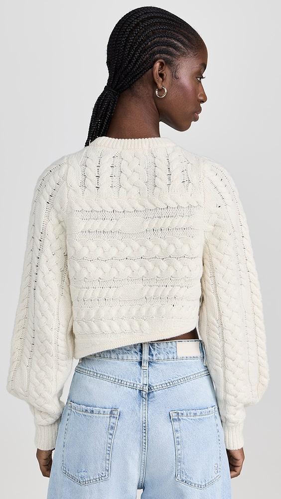 MOUSSY VINTAGE MV Cable Knitting Sweater | Shopbop Product Image