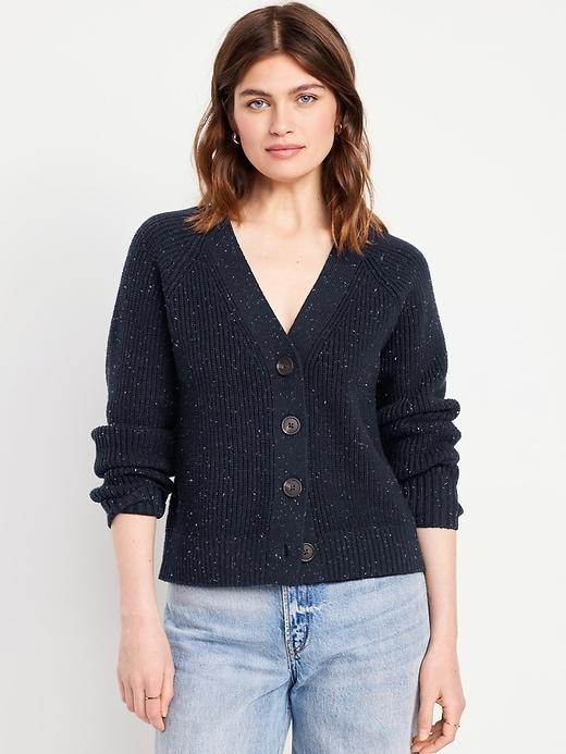 Shaker-Stitch Cardigan Product Image