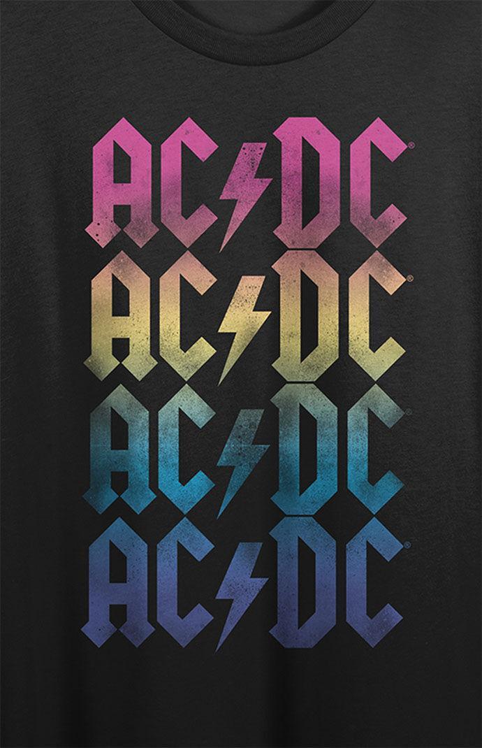 Women's AC/DC Logo Cropped T-Shirt Product Image