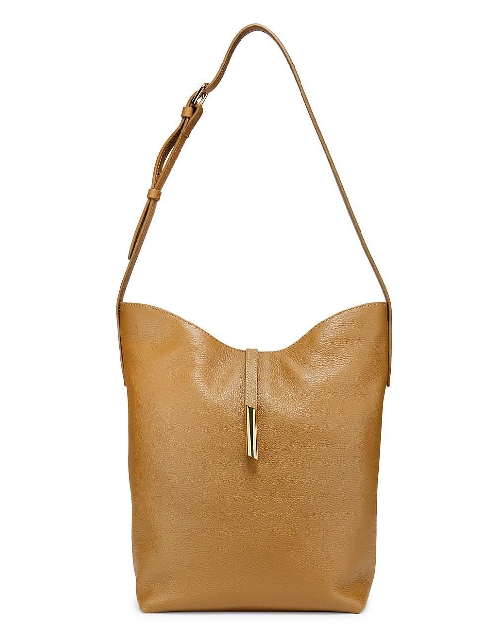 Womens Penne Leather Bucket Bag Product Image