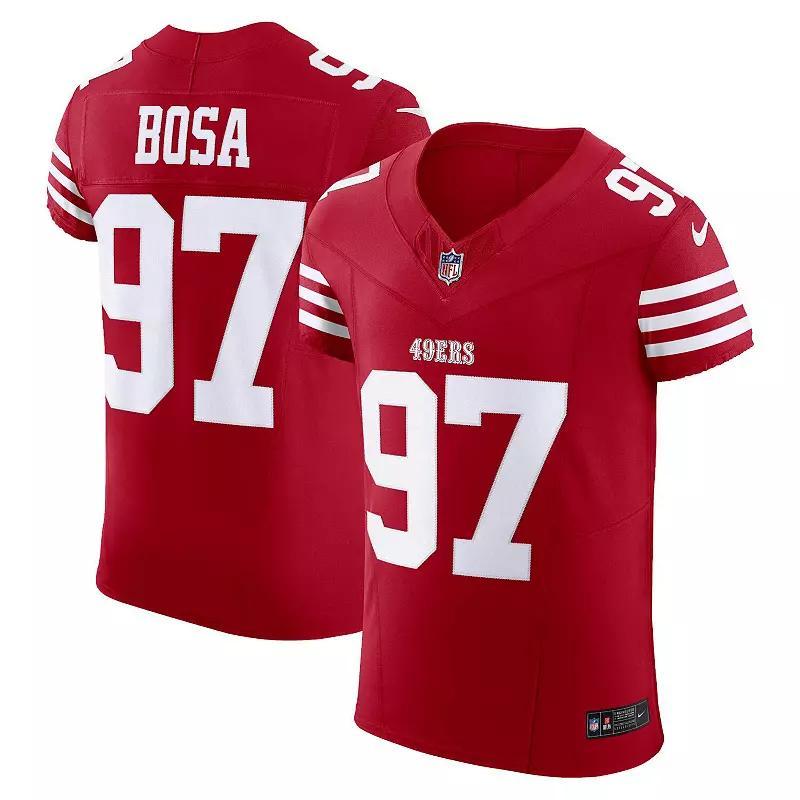 Mens Nike Nick Bosa Scarlet San Francisco 49ers Vapor F.U.S.E. Elite Jersey Product Image