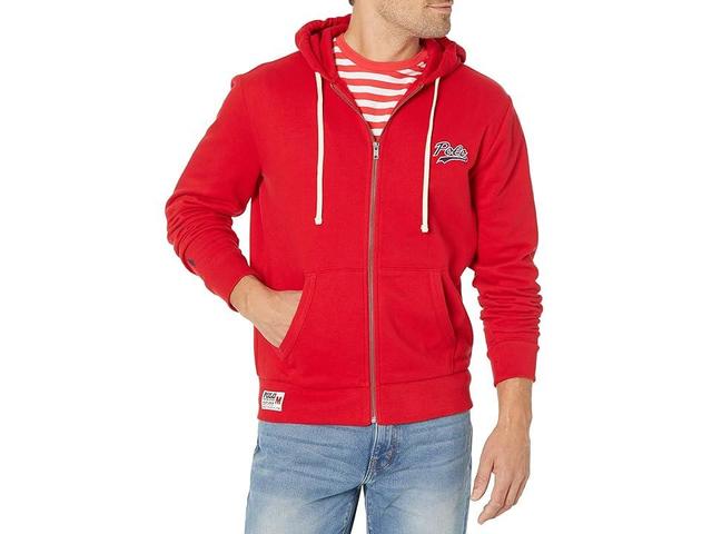 Polo Ralph Lauren Stacked-Logo Fleece Full Zip Hoodie Men's Clothing Product Image